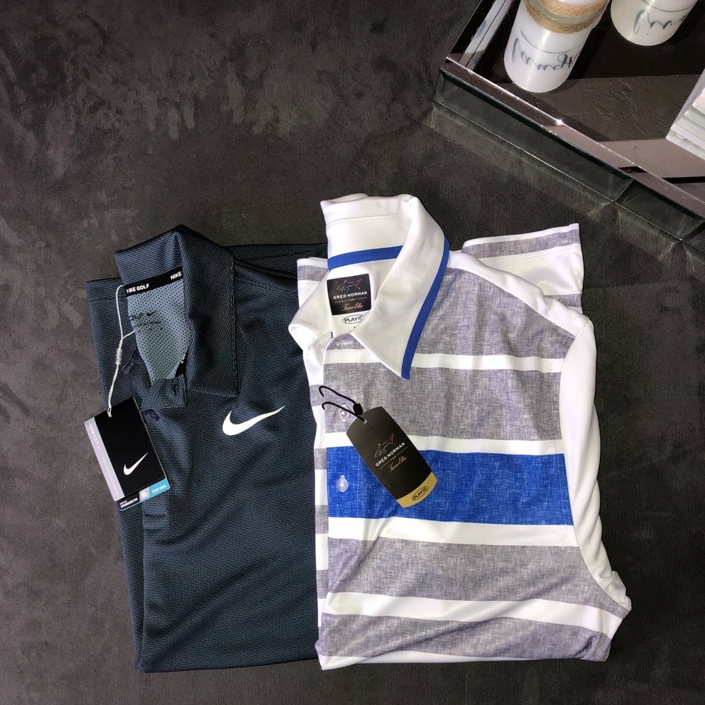 NWT Men’s golf shirts